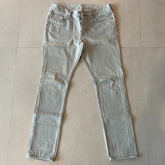 Men's All Saints Cigarette Skinny Light Gray